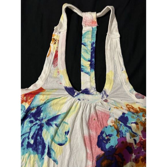 American Rag Cie Women Top Size L. Tank Sleeveless Racerback and Tie front. - Picture 2 of 5